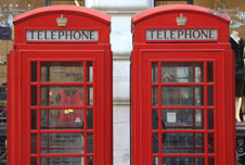 Red phone box
