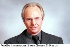 England football manager and classical music enthusiast Sven Goran Eriksson.