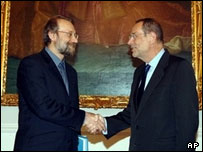 سولانا و لاريجانی