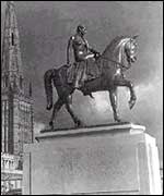 Godiva statue in 1949 