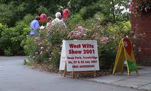 Picture of West Wiltshire Show sign