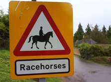 Country lane near Lambourn