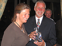 AZAB presentation to Ruffian crew, Pete and Emma