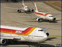 Máy bay của hãng Iberia