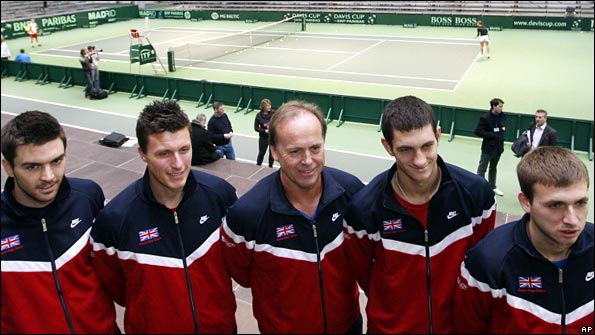 Colin Fleming, Ken Skupski, John Lloyd, James Ward and Daniel Evans 