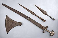 Image of Viking weapons