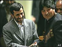 احمدی نژاد و مورالس