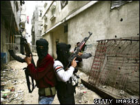 Homens do Fatah na Faixa de Gaza (foto de arquivo)