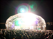 Rock in the castle stage