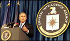 President Bush speaks at the CIA
