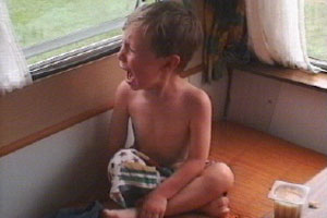 Sarah's brother is embarrassing