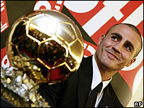 Cannavaro ganhou a Bola de Ouro