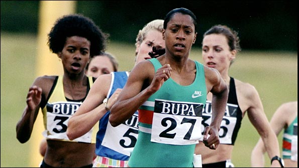 Diane Modahl back on the track in 1998