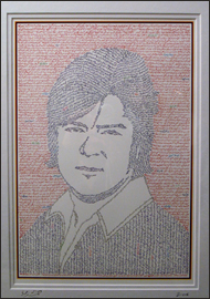 تابلوى نقاشى شده احمد ظاهر توسط جمشيد جويا