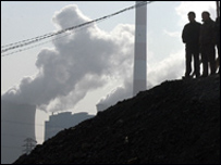 Çin'deki bir enerji santrali