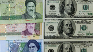 اوراق نقد امريكية وايرانية