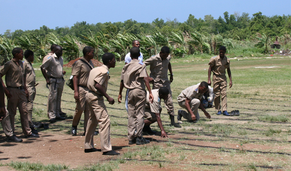 Usain Bolt's old running track at William Knibb Memorial High