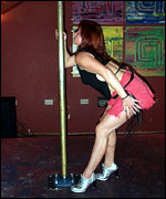 Rachel doing the body ripple