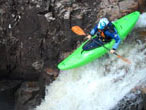 kayaker on etive river