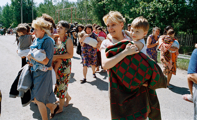चेचन पृथकतावादियों द्वारा पकड़े गए लोग छह दिन बाद रिहा हुए. (तस्वीर-आरआईए नोवोस्ती)