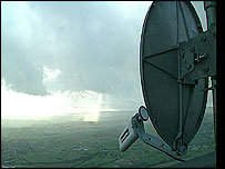 View from Emley Moor mast
