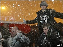 Mbështetës të opozitës në Bjellorusi protestojnë