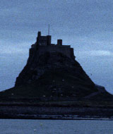 Lindisfarne, a tidal island off the north-east coast of England
