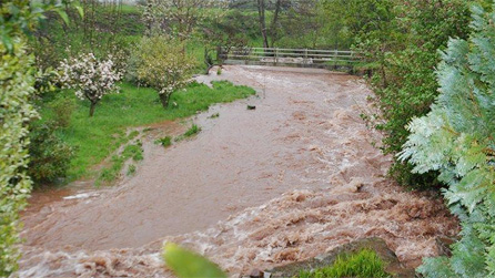 The Dulas on 29 April at Hay-on Wye by Mike Barrell.