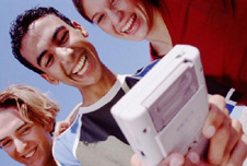 A group of teenagers