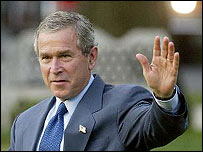 अमरीका के राष्ट्रपति जॉर्ज बुश