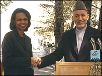 کرزی و رايس