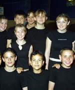 Aelodau o Ysgol y Gwendraeth - cyntaf - Dawnsio Creadigol i grwp