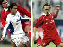 علی کريمی و مهدی مهدوی کيا (چپ)