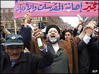 Protesto muçulmano na Dinamarca