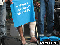 پناهجویان معترض