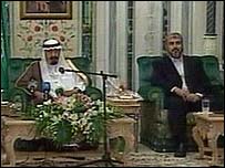 O líder do Hamas, Khaled Meshaal, em Meca