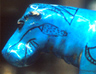 Hippo in blue Egyptian faience