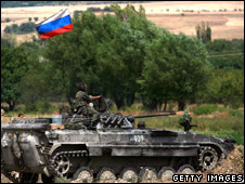تانک روسی در گرجستان