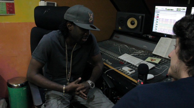 Chino at the Big Ship studio