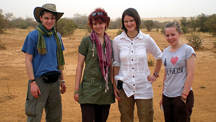 Oli, Laura, Elly and Emma