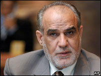 O ministro da Justiça do Iraque, Abdul Hussein Shandal