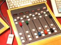 Radio studio desk