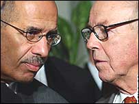 هانس بليکس و محمد برادعی