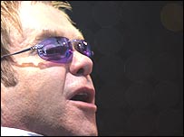 Elton John at the Madejski Stadium