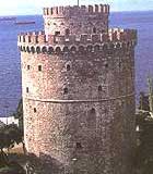 Castell yng ngwlad Groeg