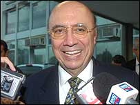 O presidente do Banco Central do Brasil, Henrique Meirelles