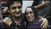 Egyptian Wael Ghonim, a Google marketing manager, hugs the mother of Khaled Said. Photo: AP Photo/Ahmed Ali