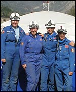 Julie and other IRC team members in Pakistan