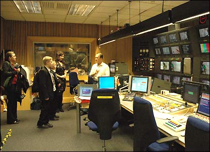Control room của TV BBC South