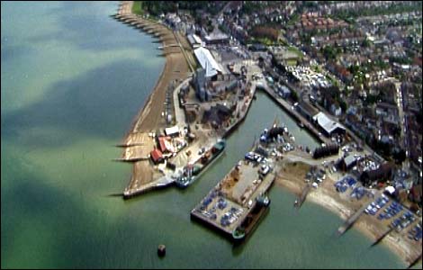 Whitstable from above